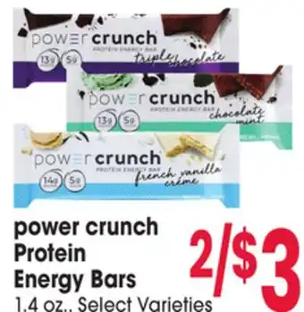 Jewel-Osco power crunch Protein Protein Energy Bars offer