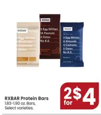 Jewel-Osco RXBAR Protein Bars offer