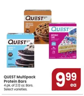 Jewel-Osco QUEST Multipack Protein Bars offer