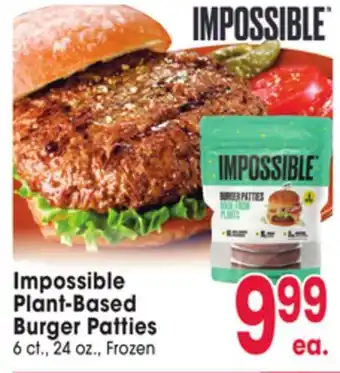 Jewel-Osco Impossible Plant-Based Plant-Based Burger Patties offer