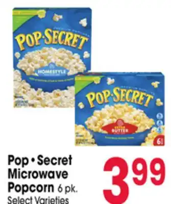 Jewel-Osco Pop Secret Microwave Popcorn offer