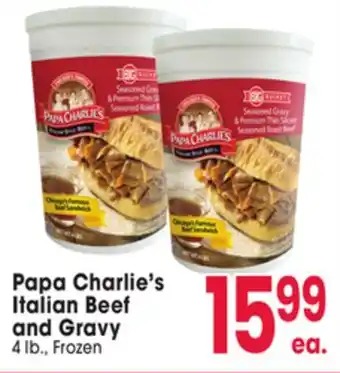Jewel-Osco Papa Charlie's Italian Beef and Gravy offer