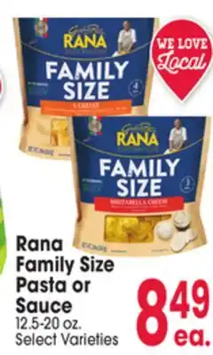 Jewel-Osco Rana Family Size Pasta or Sauce offer