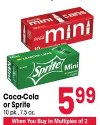 Jewel-Osco Coca-Cola or Sprite offer