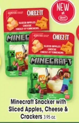 Jewel-Osco Minecraft Snacker with Sliced Apples, Cheese & Crackers offer