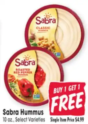 Jewel-Osco Sabra Hummus offer