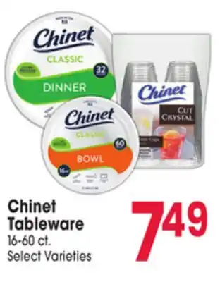 Jewel-Osco Chinet Tableware offer