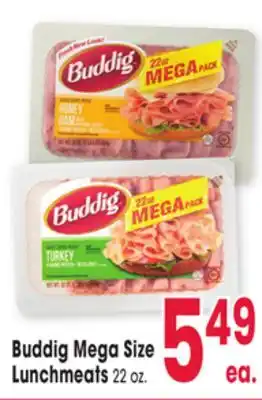 Jewel-Osco Buddig Mega Size Lunchmeats offer