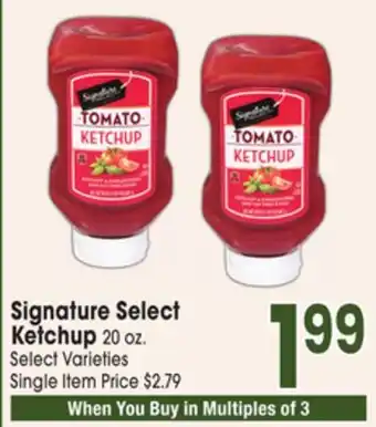 Jewel-Osco Signature Select Ketchup offer