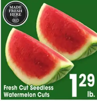 Jewel-Osco Fresh Cut Seedless Watermelon Cuts offer
