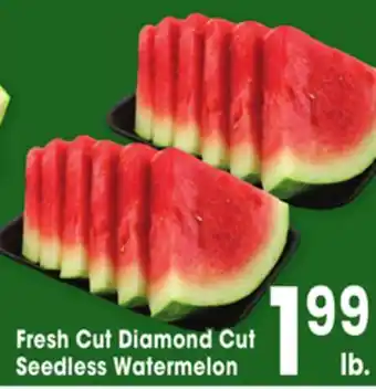 Jewel-Osco Fresh Cut Diamond Cut Seedless Watermelon offer
