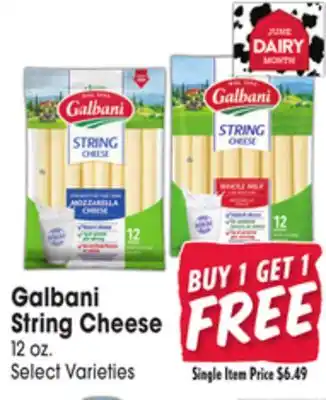 Jewel-Osco Galbani String Cheese offer