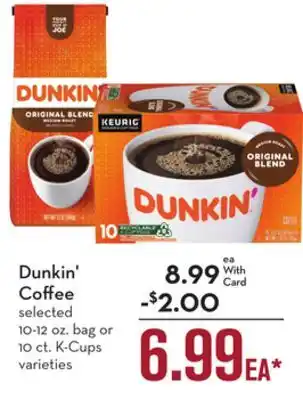 Mariano's Dunkin' Coffee offer