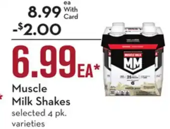 Mariano's Muscle Milk Shakes offer
