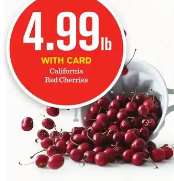 Mariano's California Red Cherries offer