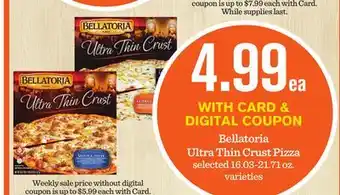 Mariano's Bellatoria Ultra Thin Crust Pizza offer