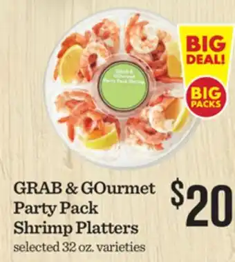 Mariano's GRAB & GOurmet Party Pack Shrimp Platters offer