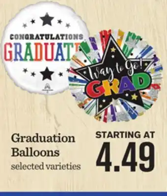Mariano's Graduation Balloons offer