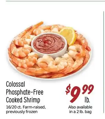 Sprouts Farmers Market Colossal Phosphate-Free Cooked Shrimp offer
