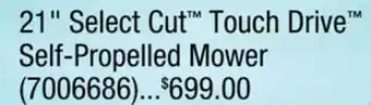 Ace Hardware 21 Select Cut Touch Drive Self-Propelled Mower offer