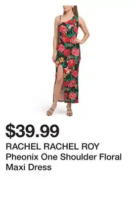 Marshalls RACHEL RACHEL ROY Pheonix One Shoulder Floral Maxi Dress offer