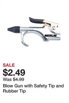 Blow Gun with Safety Tip and Rubber Tip