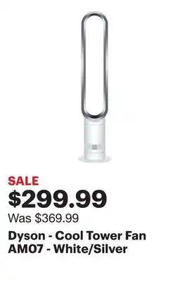 Best Buy Dyson - Cool Tower Fan AM07 - White/Silver offer