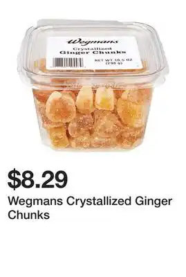 Wegmans Crystallized Ginger Chunks