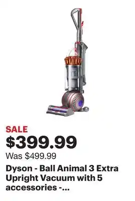 Best Buy Dyson - Ball Animal 3 Extra Upright Vacuum with 5 accessories - Copper/Silver offer