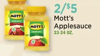 Heinen's Mott's Applesauce offer