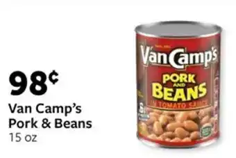 Fareway Van Camp's Pork & Beans offer