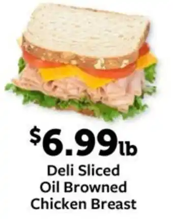 Fareway Deli Sliced Oil Browned Chicken Breast offer