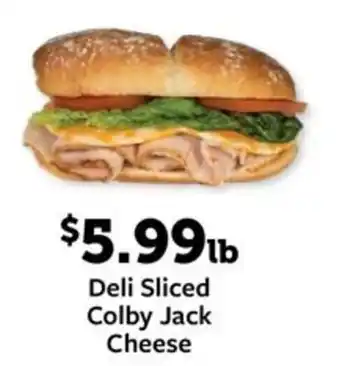 Fareway Deli Sliced Colby Jack Cheese offer