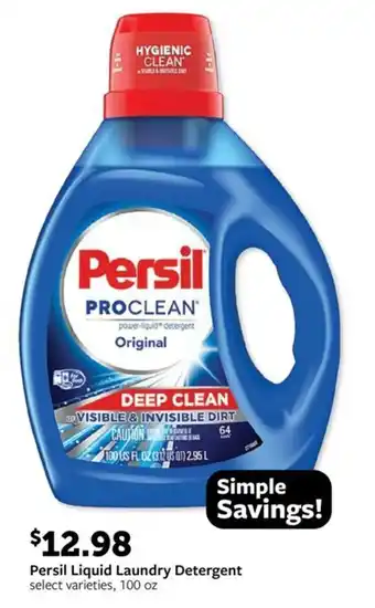 Fareway Persil Liquid Laundry Detergent offer