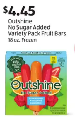 Aldi Outshine No Sugar Added Variety Pack Fruit Bars offer
