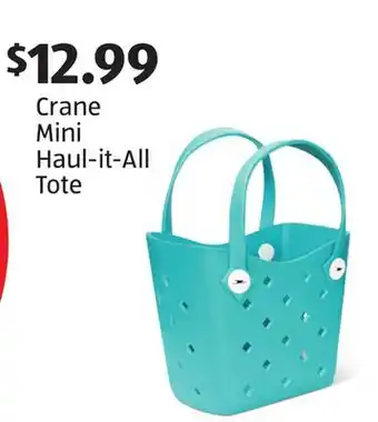 Aldi Crane Mini Haul-it-All Tote offer