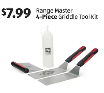 Aldi Range Master 4-Piece Griddle Tool Kit offer