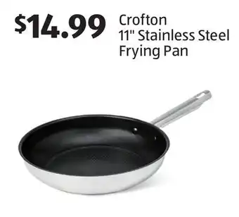 Aldi Crofton 11 Stainless Steel Frying Pan offer