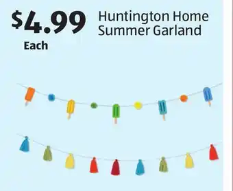 Aldi Huntington Home Summer Garland offer