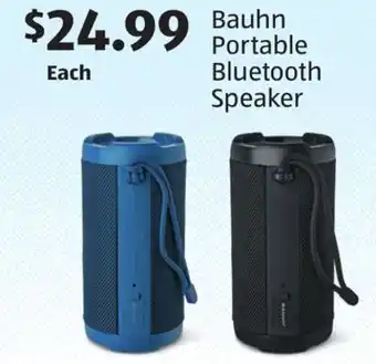 Aldi Bauhn Portable Bluetooth Speaker offer