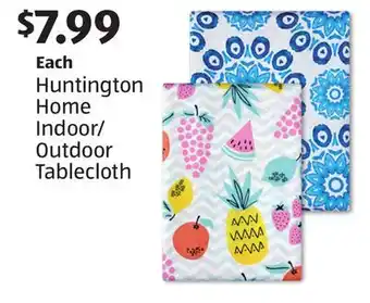 Aldi Huntington Home Indoor/Outdoor Tablecloth offer