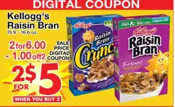 Superior Grocers Kellogg's Raisin Bran offer