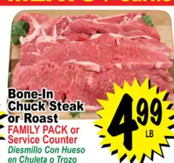 Superior Grocers Bone-In Chuck Steak or Roast offer