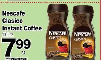 Superior Grocers Nescafe Clasico Instant Coffee offer