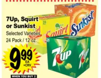 Superior Grocers 7Up, Squirt or Sunkist offer