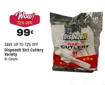 Grocery Outlet 51ct Cutlery Variety offer