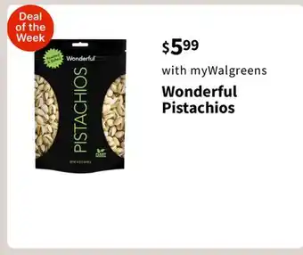Walgreens Wonderful Pistachios offer