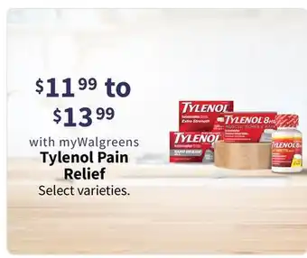 Walgreens Tylenol Pain Relief offer