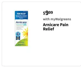 Walgreens Arnicare Pain Relief offer
