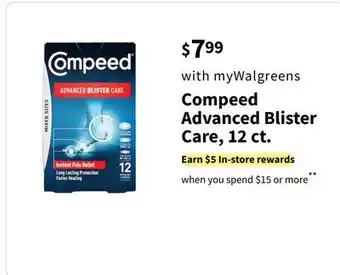 Walgreens Compeed Advanced Blister Care offer